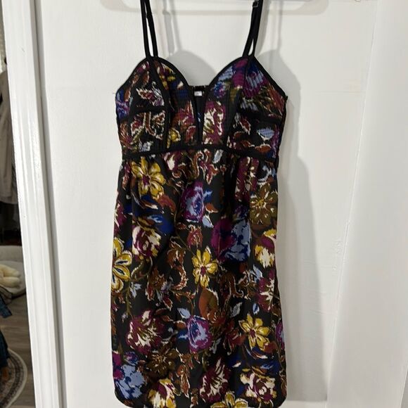 Xhilaration Floral Black Dress Size M - Picture 1 of 8